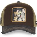 kasketter-buet-brun-snapback-taj9-jat-tom-og-jerry-looney-tunes-af-capslab
