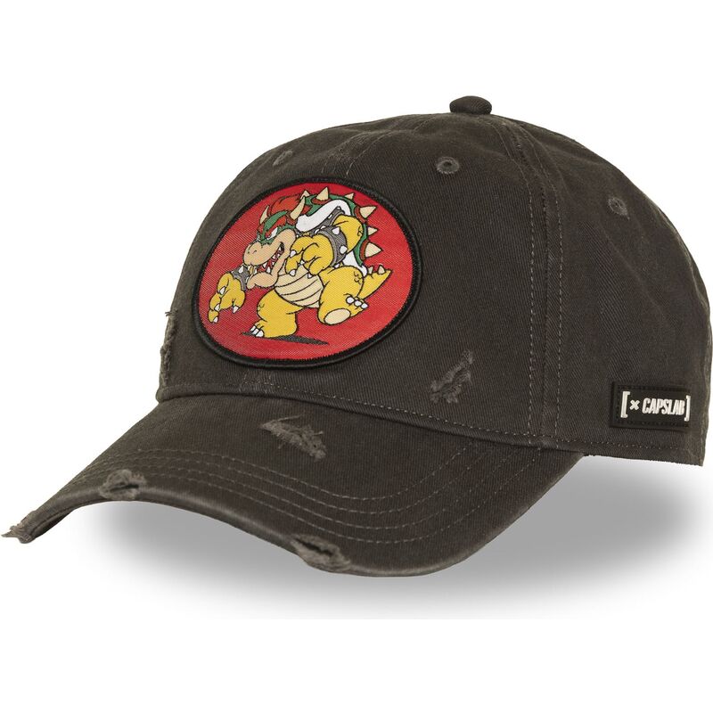 kasketter-buet-brun-justerbar-rem-smb3-bow-bros-bowser-super-mario-bros-af-capslab