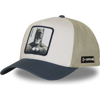 Kasketter buet beige snapback DC12 BICO Batman DC Comics af Capslab