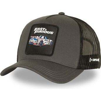 Kasketter buet grå snapback FF01 DRI Fast & Furious af Capslab