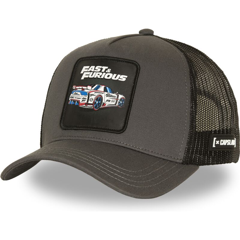 kasketter-buet-gra-snapback-ff01-dri-fast-furious-af-capslab kasketter-buet-gra-snapback-ff01-dri-fast-furious-af-capslab