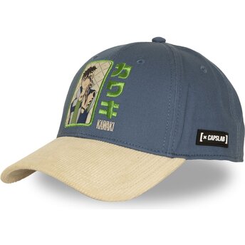 Kasketter buet blå snapback BOR KAW Kawaki Uzumaki Boruto af Capslab
