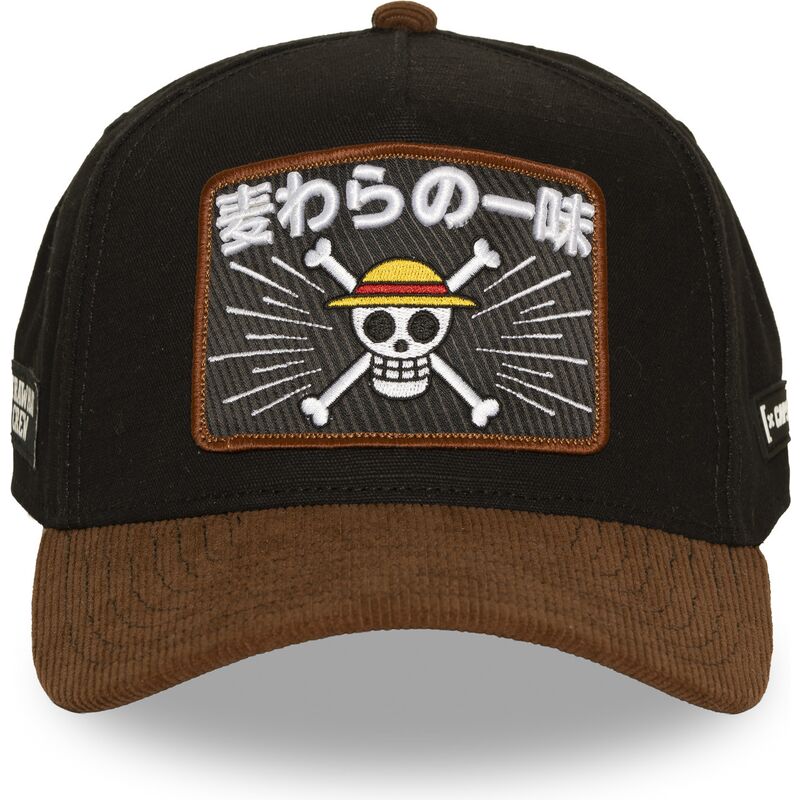 kasketter-buet-brun-snapback-op8-mug-straw-hat-pirates-one-piece-af-capslab