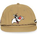 kasketter-flad-beige-snapback-loo13-goob-sylvester-looney-tunes-af-capslab