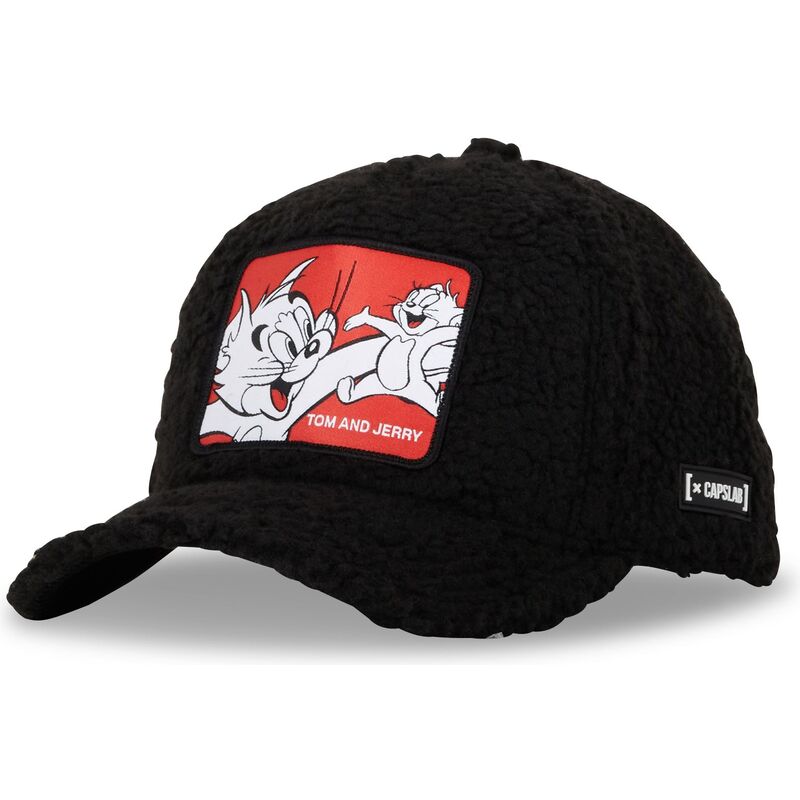 kasketter-buet-sort-snapback-taj5-tj2-tom-og-jerry-looney-tunes-af-capslab