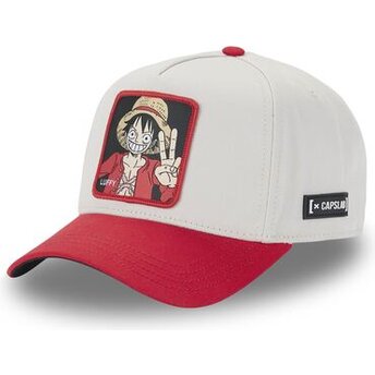 Kasketter buet beige snapback OP4 TWO Monkey D. Luffy One Piece af Capslab