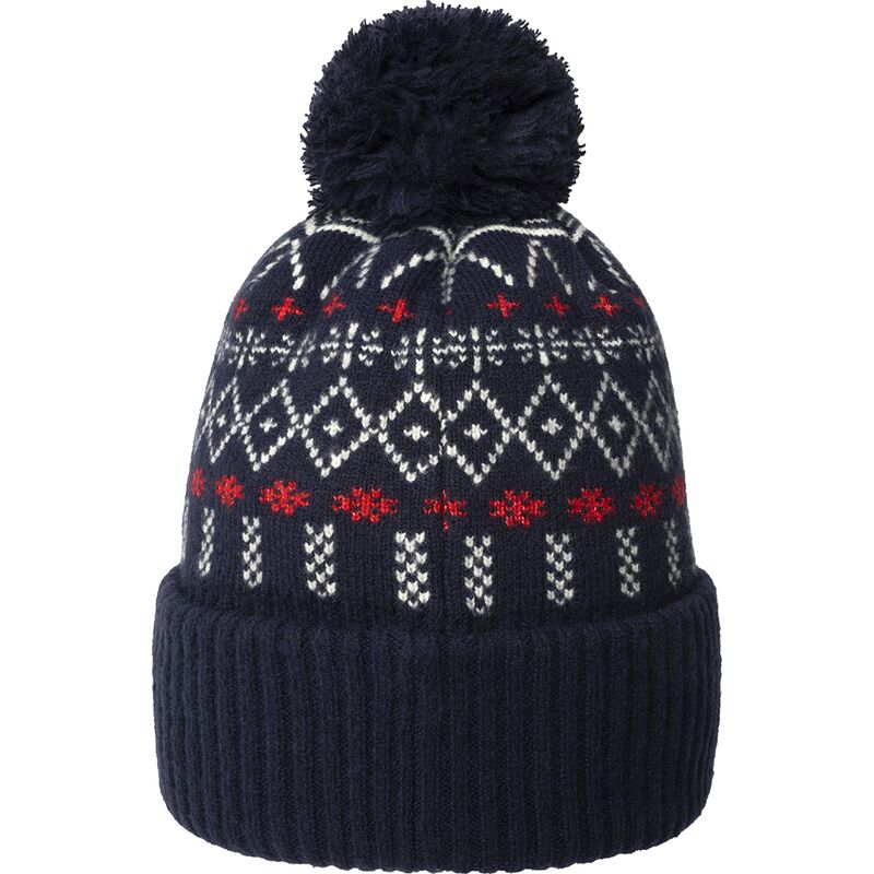 morkebla-hue-med-kvast-holiday-dk-blue-fra-kangol