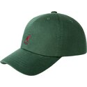 gron-justerbar-buet-kasket-med-rodt-logo-washed-baseball-algae-fra-kangol