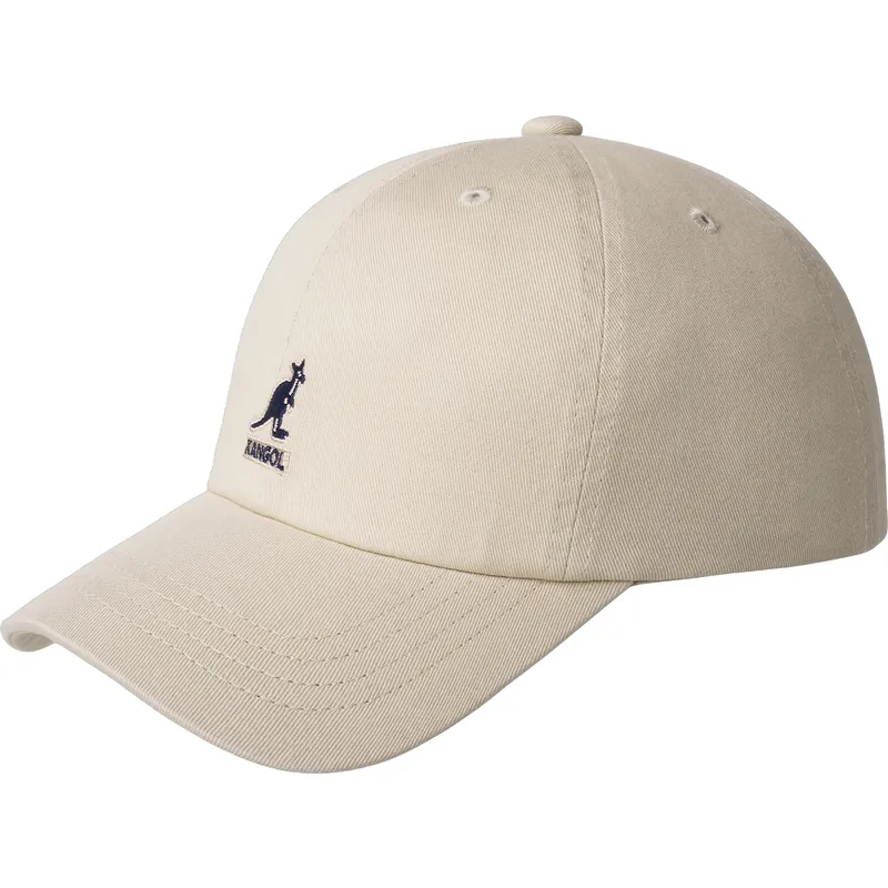 justerbar-buet-beige-kasket-washed-baseball-khaki-fra-kangol