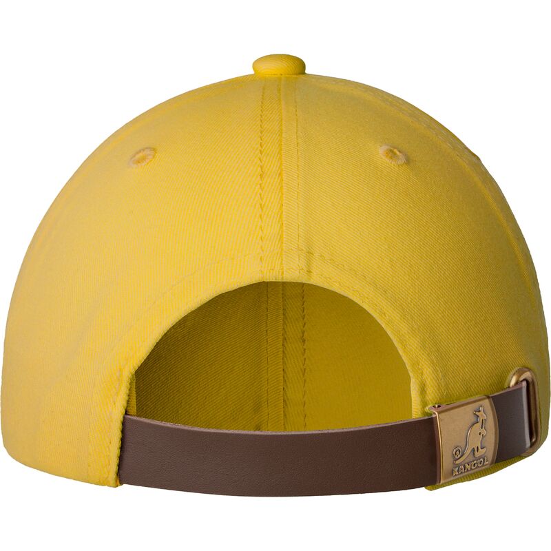 gul-justerbar-buet-kasket-washed-baseball-lemon-sorbet-fra-kangol