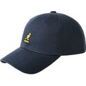 justerbar-marinebla-buet-kasket-washed-baseball-navy-fra-kangol