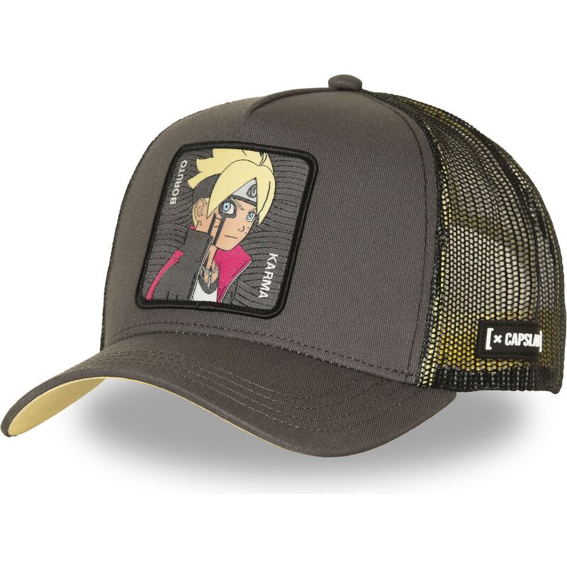 kasketter-buet-gra-snapback-karma-bor-kar-boruto-af-capslab