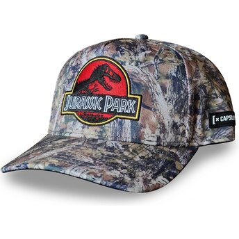 Kasketter buet camouflage snapback JUR2 CAM Jurassic Park af Capslab