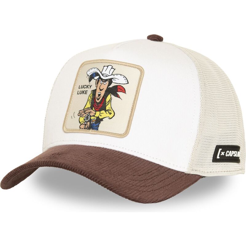 kasketter-buet-beige-snapback-lck4-bico-lucky-luke-af-capslab