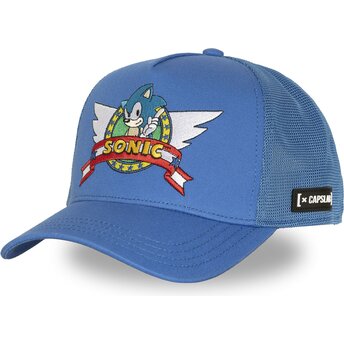 Kasketter buet blå snapback SON1 CLA Sonic Sonic the Hedgehog af Capslab