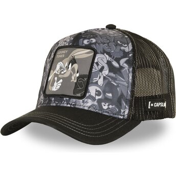 Kasketter buet sort snapback LOO14 DUO Bugs Bunny og Anders And Looney Tunes af Capslab