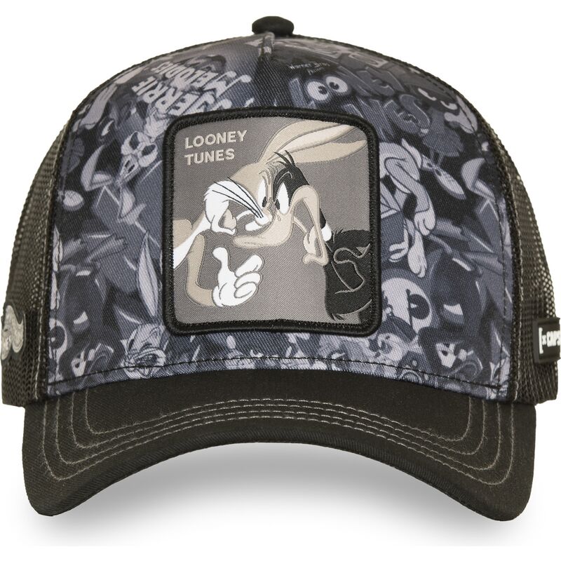 kasketter-buet-sort-snapback-loo14-duo-bugs-bunny-og-anders-and-looney-tunes-af-capslab