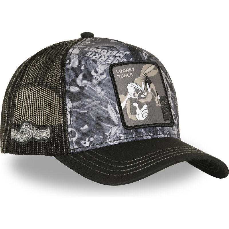 kasketter-buet-sort-snapback-loo14-duo-bugs-bunny-og-anders-and-looney-tunes-af-capslab