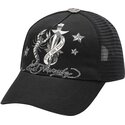 kasketter-buet-sort-snapback-dagger-scorpion-af-ed-hardy