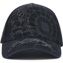 kasketter-buet-sort-snapback-spiderweb-af-ed-hardy