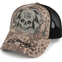 kasketter-buet-gra-snapback-13-skull-af-ed-hardy