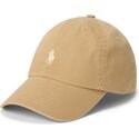 kasketter-buet-beige-justerbar-rem-cotton-chino-classic-sport-af-polo-ralph-lauren