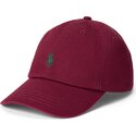 kasketter-buet-rod-justerbar-rem-cotton-chino-classic-sport-af-polo-ralph-lauren
