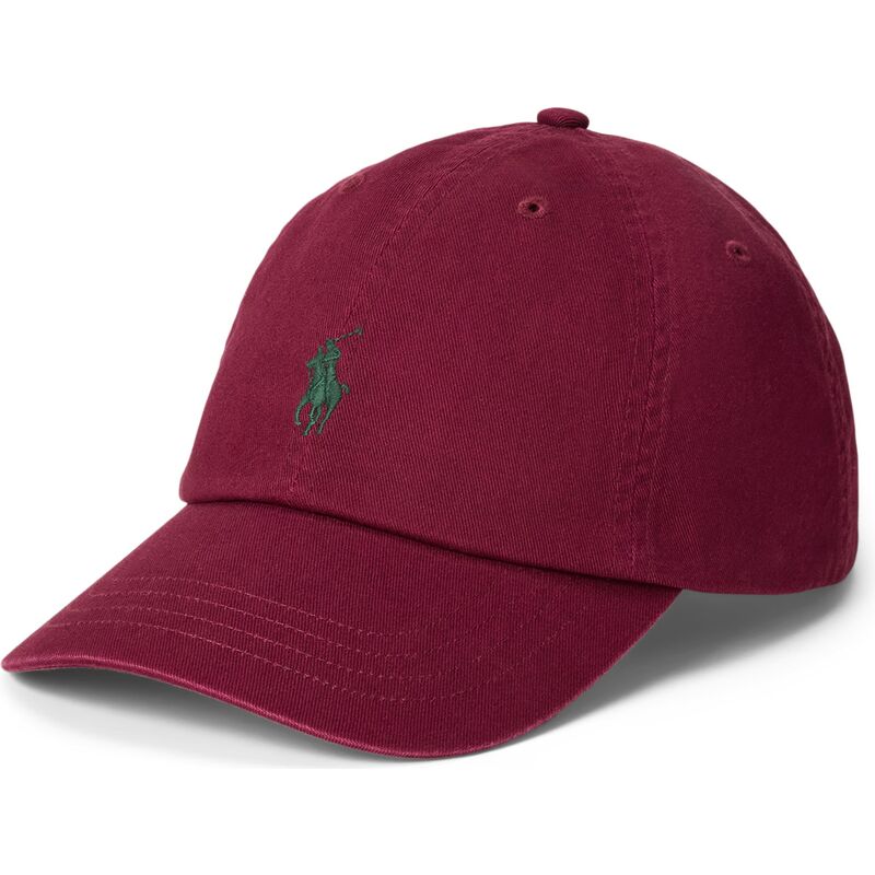 kasketter-buet-rod-justerbar-rem-cotton-chino-classic-sport-af-polo-ralph-lauren