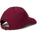 kasketter-buet-rod-justerbar-rem-cotton-chino-classic-sport-af-polo-ralph-lauren