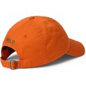 kasketter-buet-orange-justerbar-rem-cotton-chino-classic-sport-af-polo-ralph-lauren