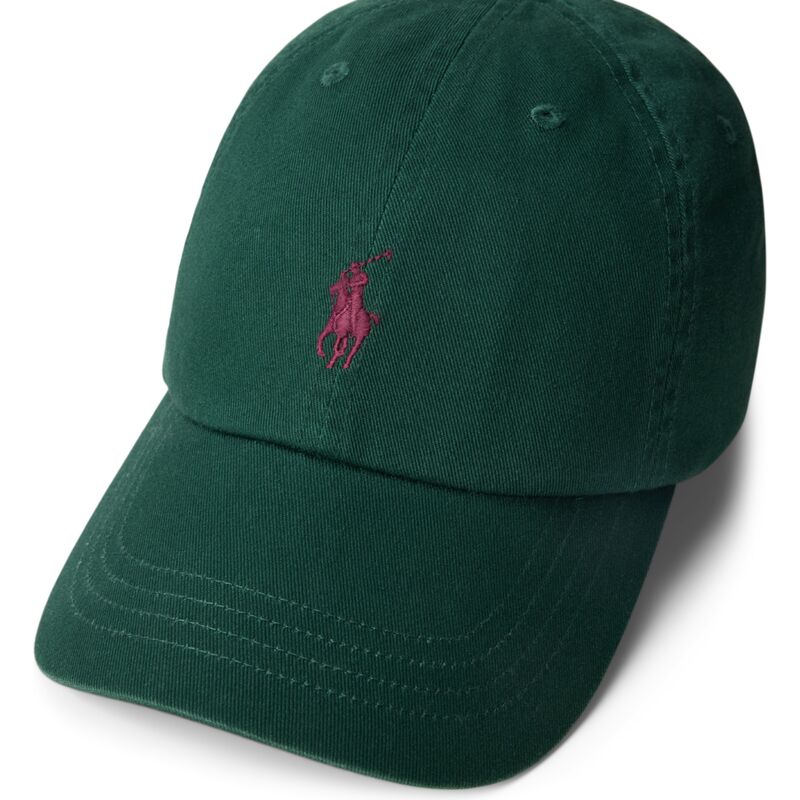 kasketter-buet-gron-justerbar-rem-cotton-chino-classic-sport-af-polo-ralph-lauren