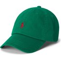 kasketter-buet-gron-justerbar-rem-cotton-chino-classic-sport-af-polo-ralph-lauren