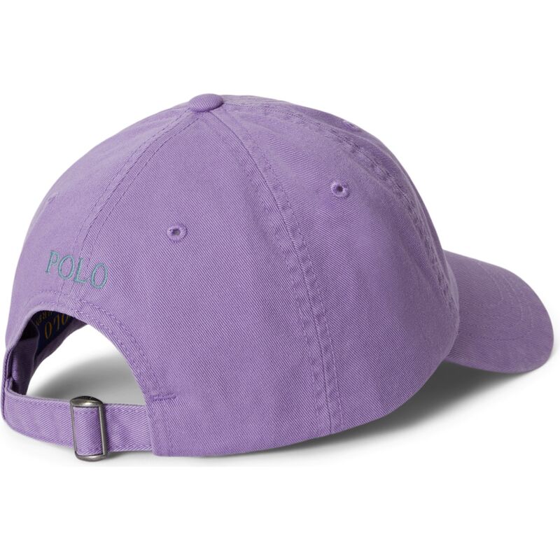 kasketter-buet-violet-justerbar-rem-cotton-chino-classic-sport-af-polo-ralph-lauren