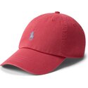 kasketter-buet-rod-justerbar-rem-cotton-chino-classic-sport-af-polo-ralph-lauren