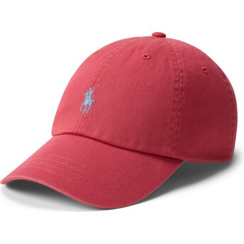 Kasketter buet rød justerbar rem Cotton Chino Classic Sport af Polo Ralph Lauren