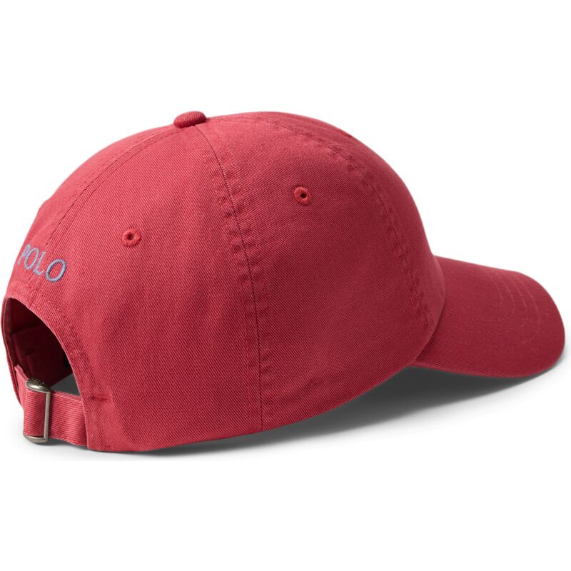 kasketter-buet-rod-justerbar-rem-cotton-chino-classic-sport-af-polo-ralph-lauren