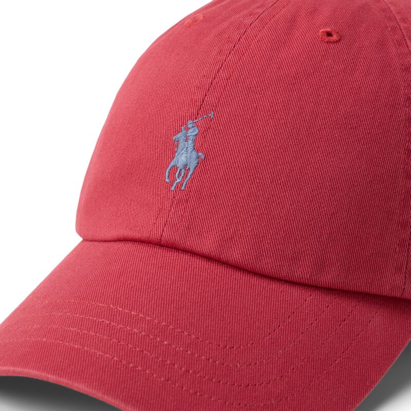 kasketter-buet-rod-justerbar-rem-cotton-chino-classic-sport-af-polo-ralph-lauren