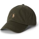 kasketter-buet-gron-justerbar-rem-cotton-chino-classic-sport-af-polo-ralph-lauren