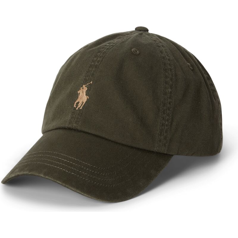kasketter-buet-gron-justerbar-rem-cotton-chino-classic-sport-af-polo-ralph-lauren