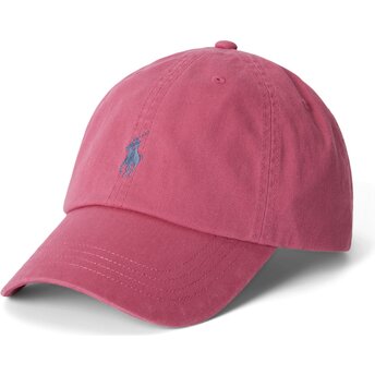 Kasketter buet lyserød justerbar rem Cotton Chino Classic Sport af Polo Ralph Lauren