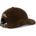 kasketter-buet-brun-justerbar-rem-corduroy-af-polo-ralph-lauren