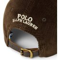 kasketter-buet-brun-justerbar-rem-corduroy-af-polo-ralph-lauren