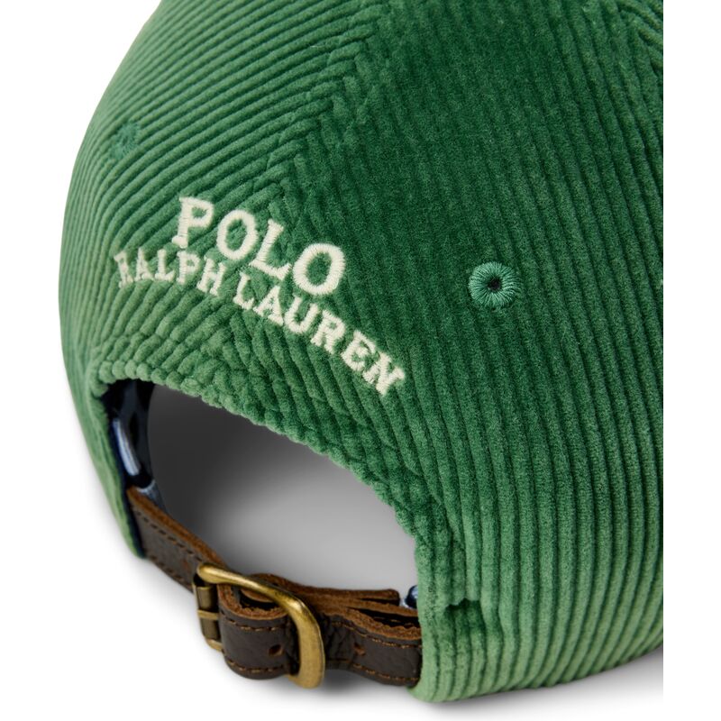 kasketter-buet-gron-justerbar-rem-corduroy-af-polo-ralph-lauren