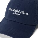 kasketter-buet-marinebla-justerbar-rem-woven-script-af-polo-ralph-lauren