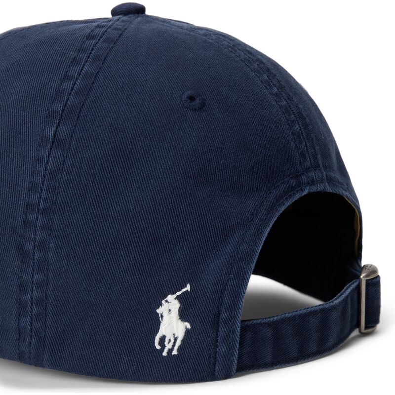 kasketter-buet-marinebla-justerbar-rem-woven-script-af-polo-ralph-lauren