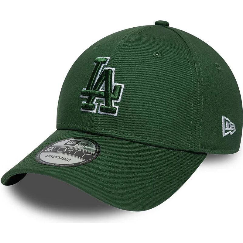 kasketter-buet-gron-justerbar-rem-9forty-team-outline-fra-los-angeles-dodgers-mlb-af-new-era