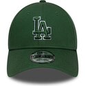 kasketter-buet-gron-justerbar-rem-9forty-team-outline-fra-los-angeles-dodgers-mlb-af-new-era