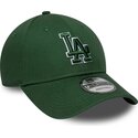 kasketter-buet-gron-justerbar-rem-9forty-team-outline-fra-los-angeles-dodgers-mlb-af-new-era