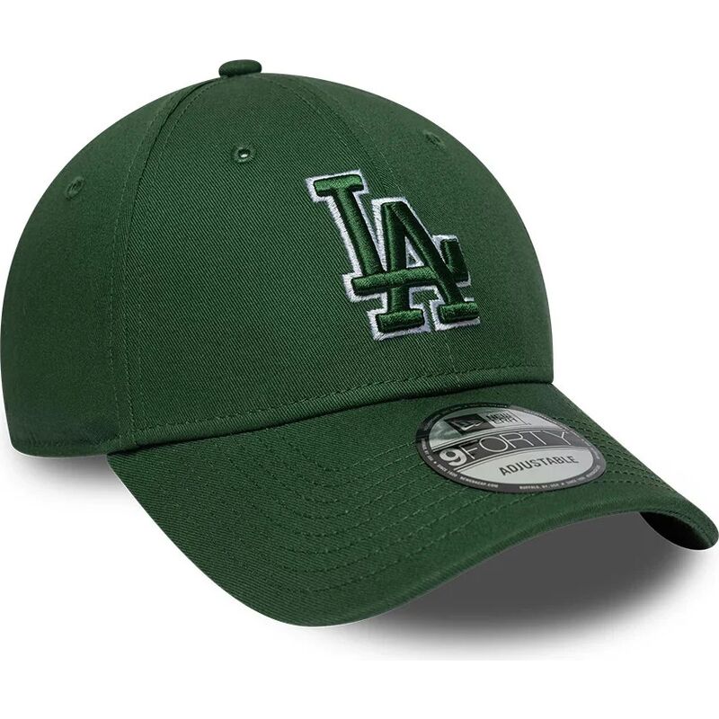 kasketter-buet-gron-justerbar-rem-9forty-team-outline-fra-los-angeles-dodgers-mlb-af-new-era