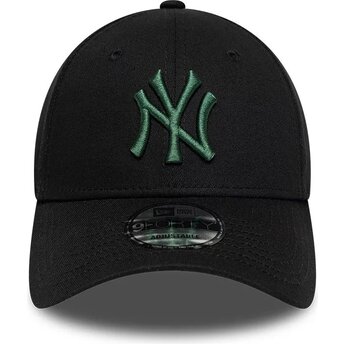 Kasketter buet sort justerbar rem 9FORTY League Essential fra New York Yankees MLB af New Era